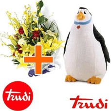 Trudi 36cm penguin plush (Curated)